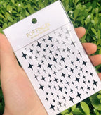 Stripe Line Nail Sticker Decal Thin Lining Line Art Self-Adhesive Peel Off Silver /Gold /White /Black Gold Stickers Accessories Strip Line Nail Decal Self-Adhesive 3D Wave Decal Decoration Metallic Curve Design Decoration for Women Girls Stevvex