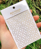 Stripe Line Nail Sticker Decal Thin Lining Line Art Self-Adhesive Peel Off Silver /Gold /White /Black Gold Stickers Accessories Strip Line Nail Decal Self-Adhesive 3D Wave Decal Decoration Metallic Curve Design Decoration for Women Girls Stevvex