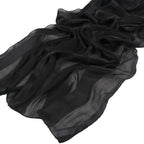 Striped Crinkle Chiffon Hijab with Organic Texture (MH143)