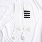 Striped Long Warm Thigh High Stockings Women's Casual Tube Thigh High Socks for School Over Knee High Socks for girls Stevvex
