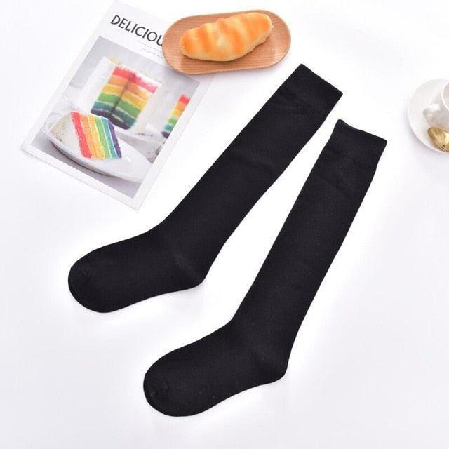 Striped Long Warm Thigh High Stockings Women's Casual Tube Thigh High Socks for School Over Knee High Socks for girls Stevvex