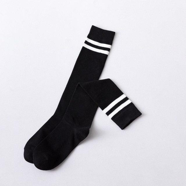Striped Long Warm Thigh High Stockings Women's Casual Tube Thigh High Socks for School Over Knee High Socks for girls Stevvex
