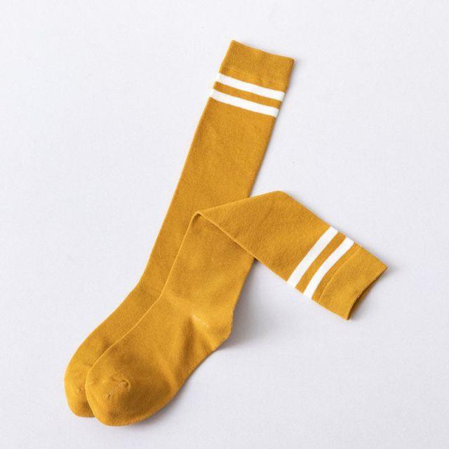 Striped Long Warm Thigh High Stockings Women's Casual Tube Thigh High Socks for School Over Knee High Socks for girls Stevvex