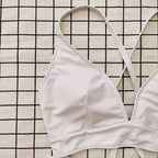Striped Plus Size Women 2 Pieces Bikini Women's Plus Size Bathing Suits Two Piece High Cut Bikini Sets Waist Swimsuits Swimwear Large Size Swimsuit Off Shoulder High Waist Bathing Suit High Cut Swimwear Stevvex