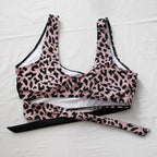 Striped Plus Size Women 2 Pieces Bikini Women's Plus Size Bathing Suits Two Piece High Cut Bikini Sets Waist Swimsuits Swimwear Large Size Swimsuit Off Shoulder High Waist Bathing Suit High Cut Swimwear Stevvex