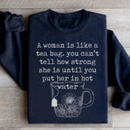Strong Woman Sweatshirt Peachy Sunday