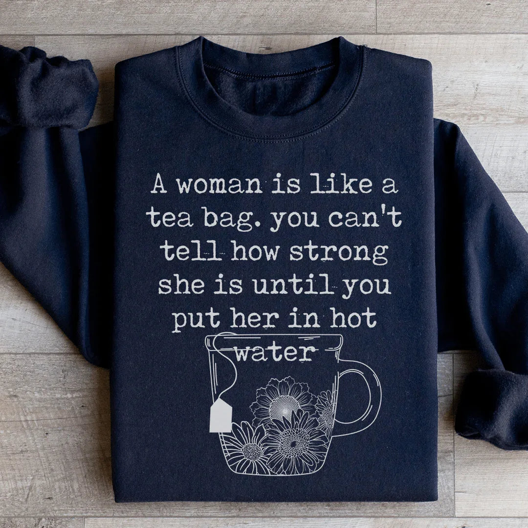 Strong Woman Sweatshirt Peachy Sunday