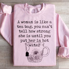 Strong Woman Sweatshirt Peachy Sunday