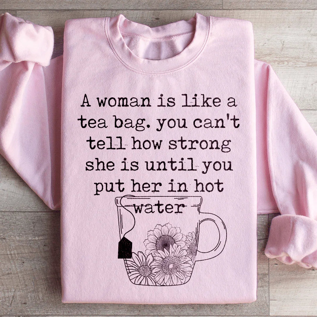 Strong Woman Sweatshirt Peachy Sunday
