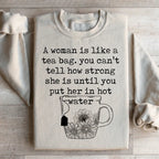 Strong Woman Sweatshirt Peachy Sunday