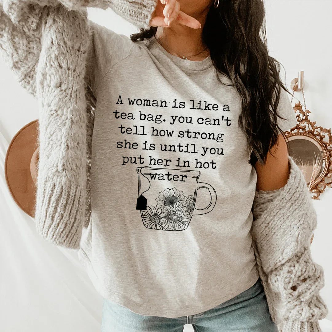 Strong Woman Tee Peachy Sunday