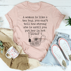 Strong Woman Tee Peachy Sunday