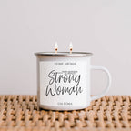 Mothers Day Candle Mug 16oz Reusable Metal Candle Soy Gift BandsCo Straps