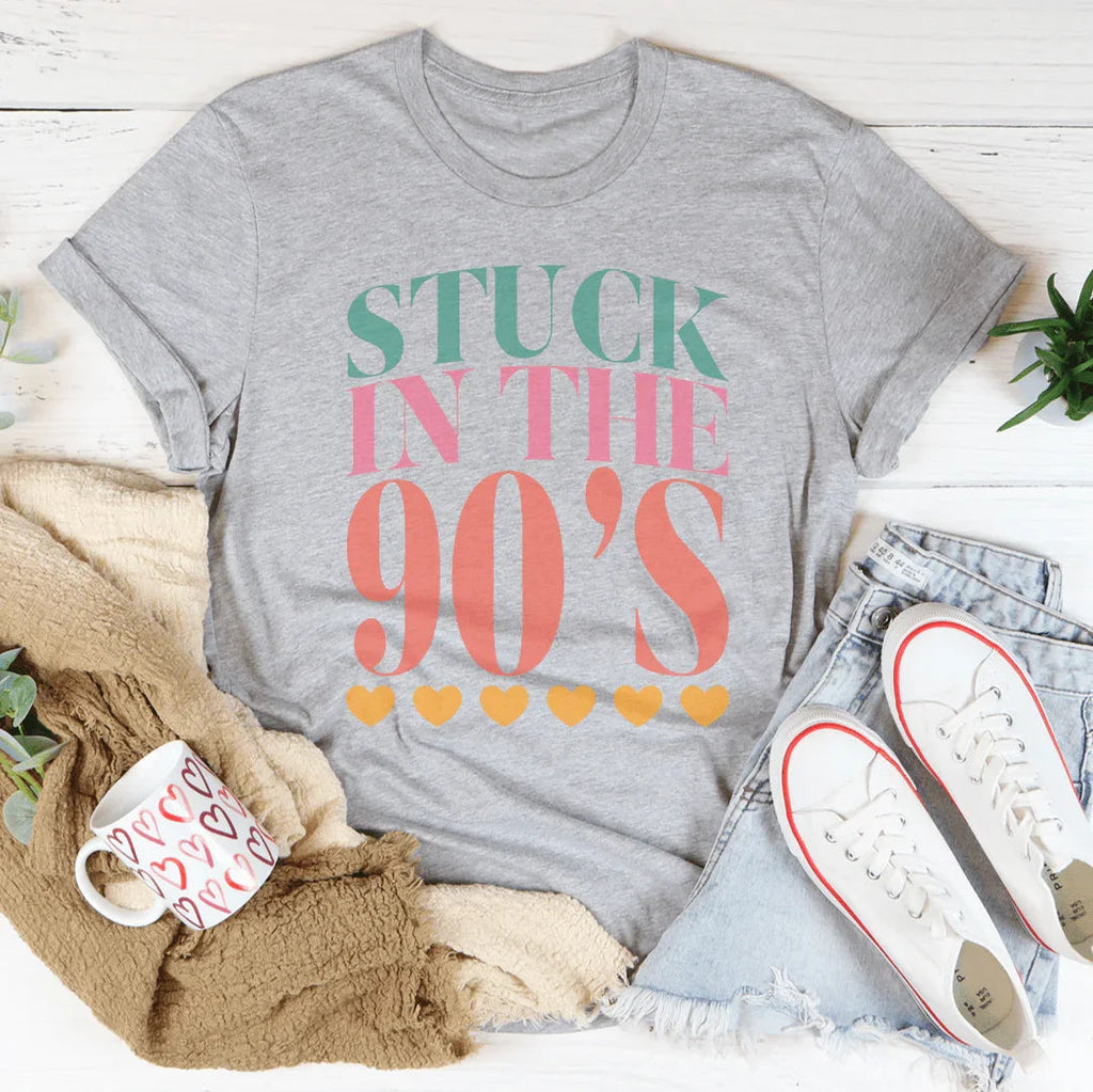 Stuck In The 90's Tee Peachy Sunday