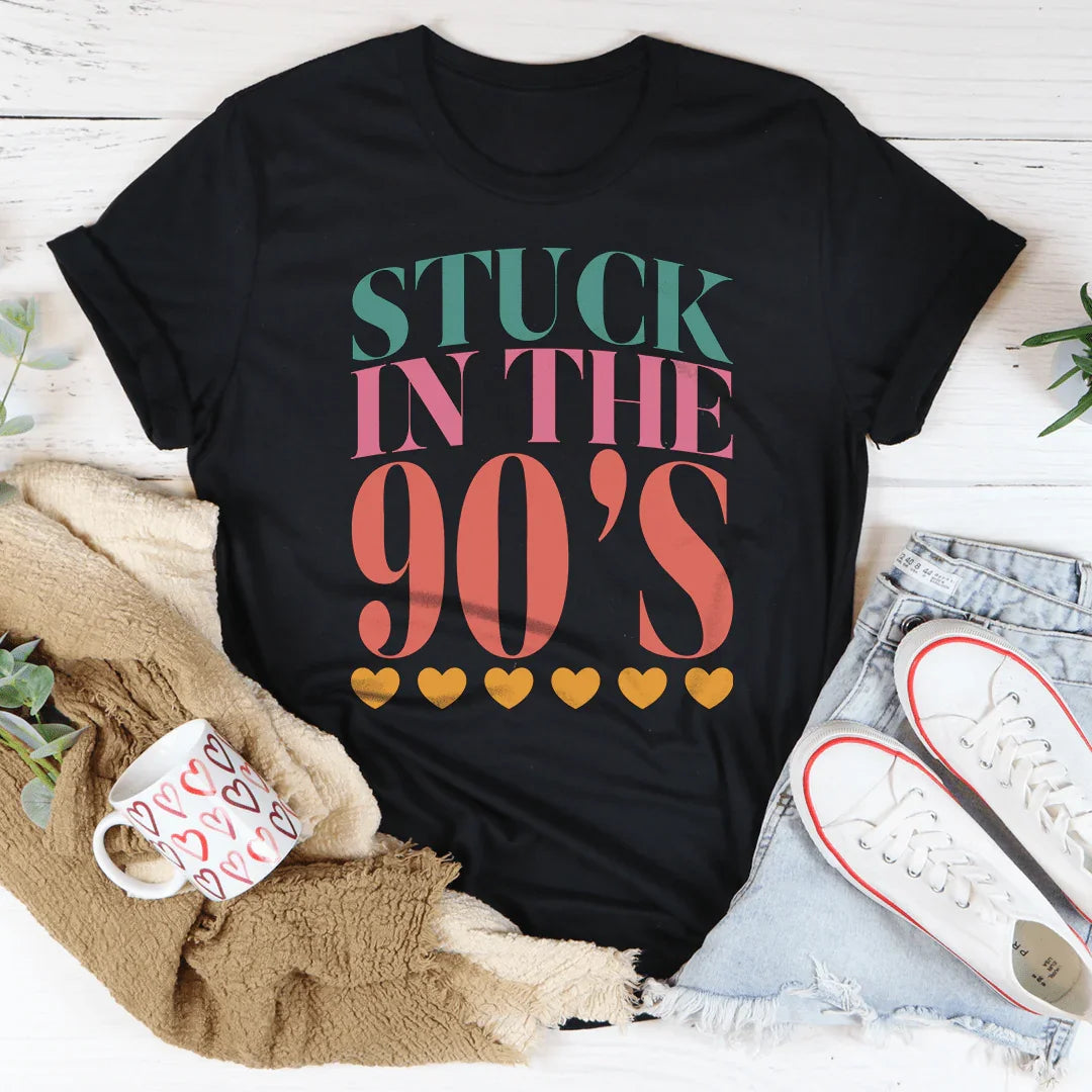 Stuck In The 90's Tee Peachy Sunday
