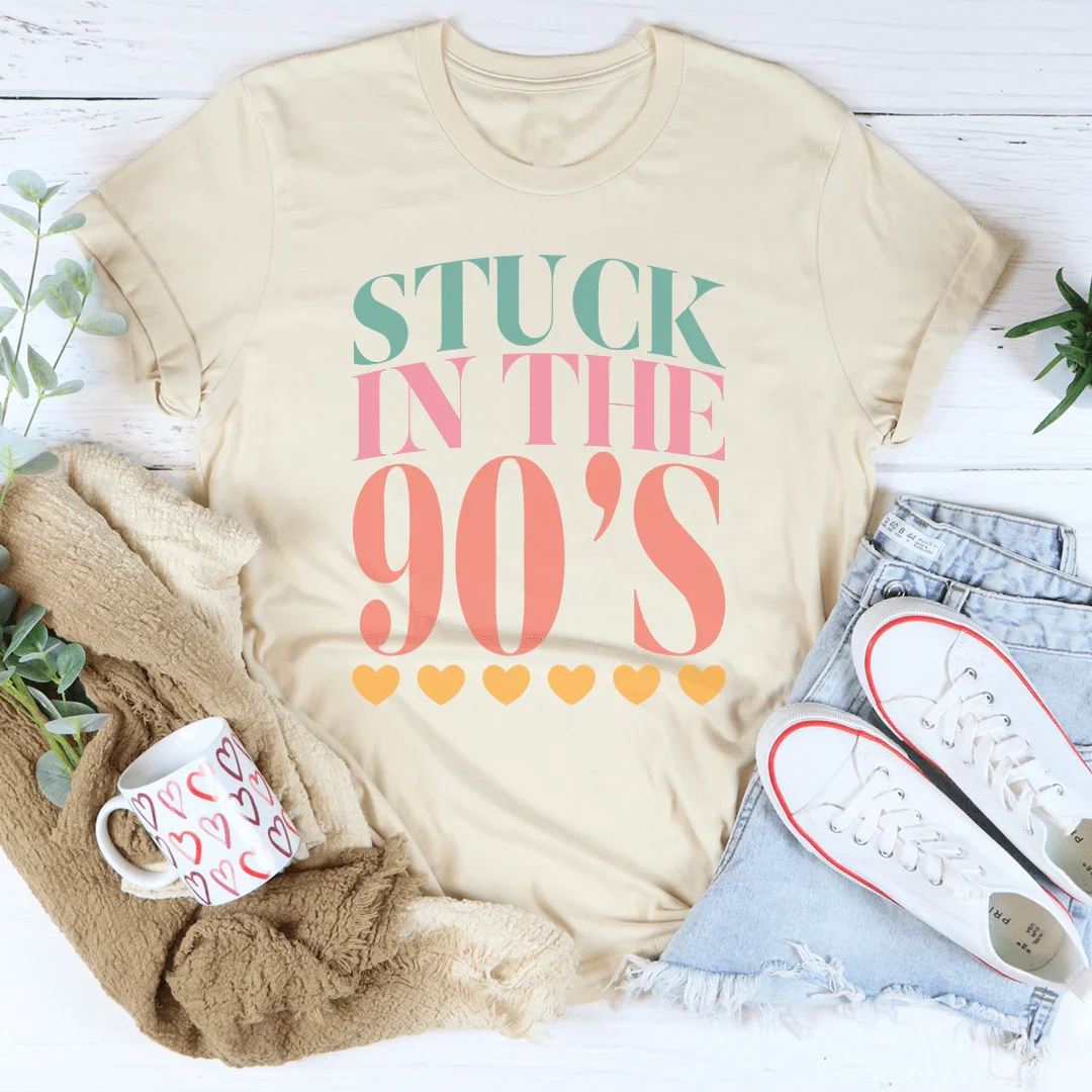 Stuck In The 90's Tee Peachy Sunday