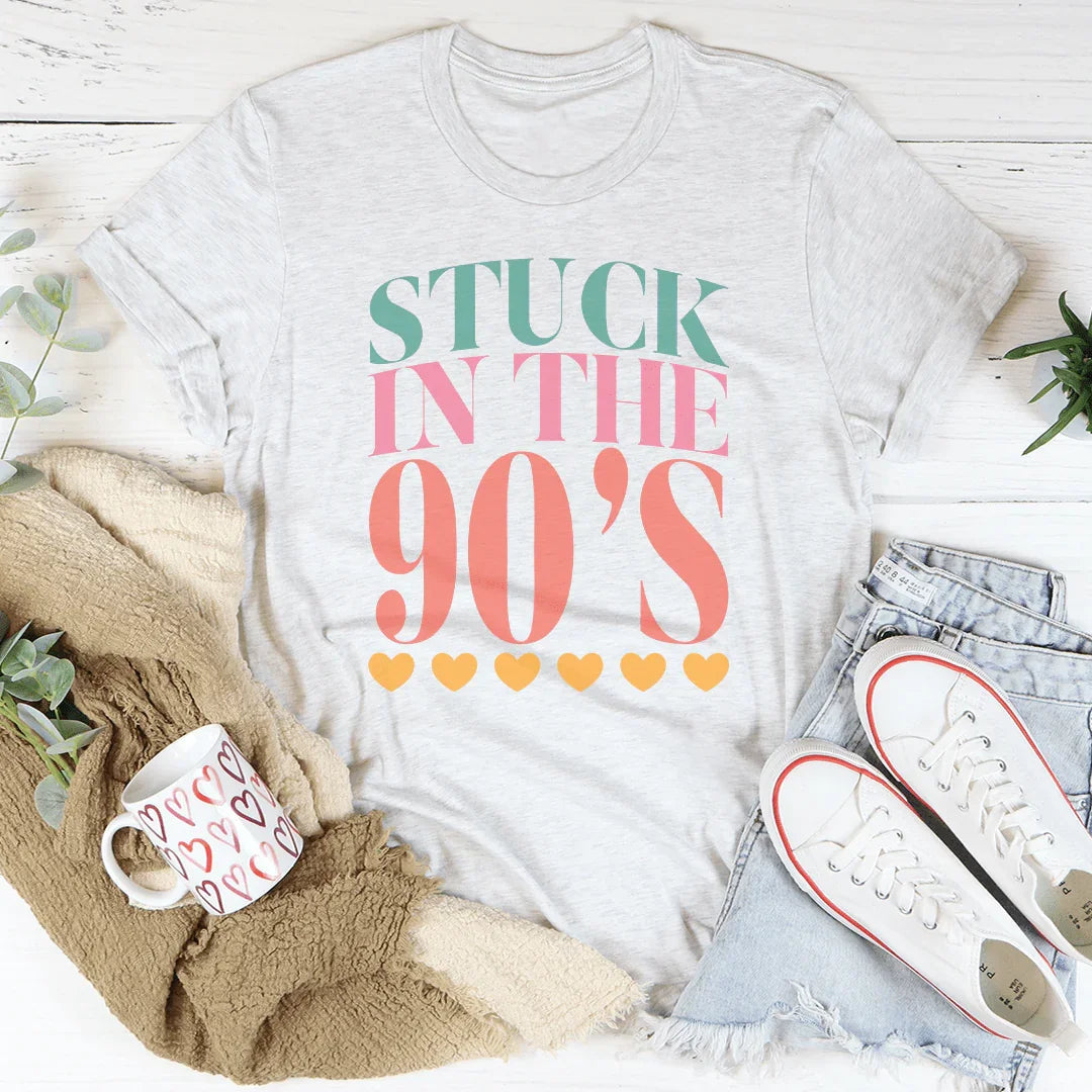 Stuck In The 90's Tee Peachy Sunday