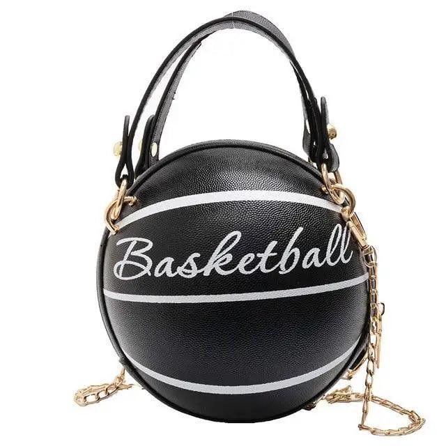 Stunning Ball Purses For Teenagers And Women Stylish Shoulder Bags, Crossbody Chain Hand Bags Personalit Leather Pink Basketball Bag For Females Stevvex