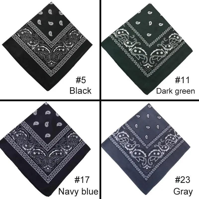 Stunning Print Bandana Hair Bands For Girls ,Women And Kids Unisex Square Scarf Turban Headband Hair Accessories Stevvex