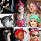 Stunning Print Bandana Hair Bands For Girls ,Women And Kids Unisex Square Scarf Turban Headband Hair Accessories Stevvex