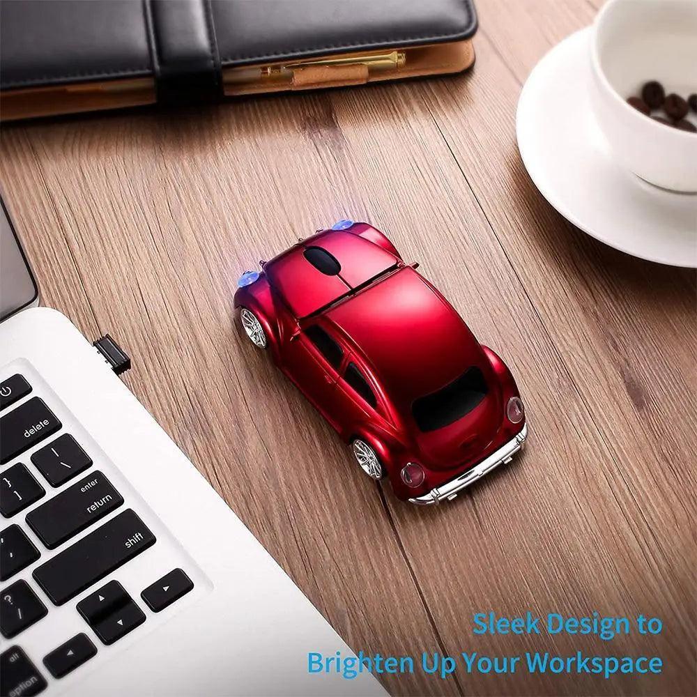 Stylish 2.4G Wireless Mouse Car Shape Computer USB Mice 1200DPI Office Mouse Unique 3D Sports Car Design Gamer Mouse Stevvex