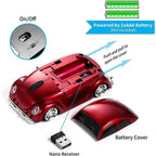 Stylish 2.4G Wireless Mouse Car Shape Computer USB Mice 1200DPI Office Mouse Unique 3D Sports Car Design Gamer Mouse Stevvex