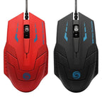 Stylish  3 Buttons Colorful Optical USB Wired Mouse  Wired Gaming Mouse with 2400DPI High Precision Mouse Buttons Stevvex