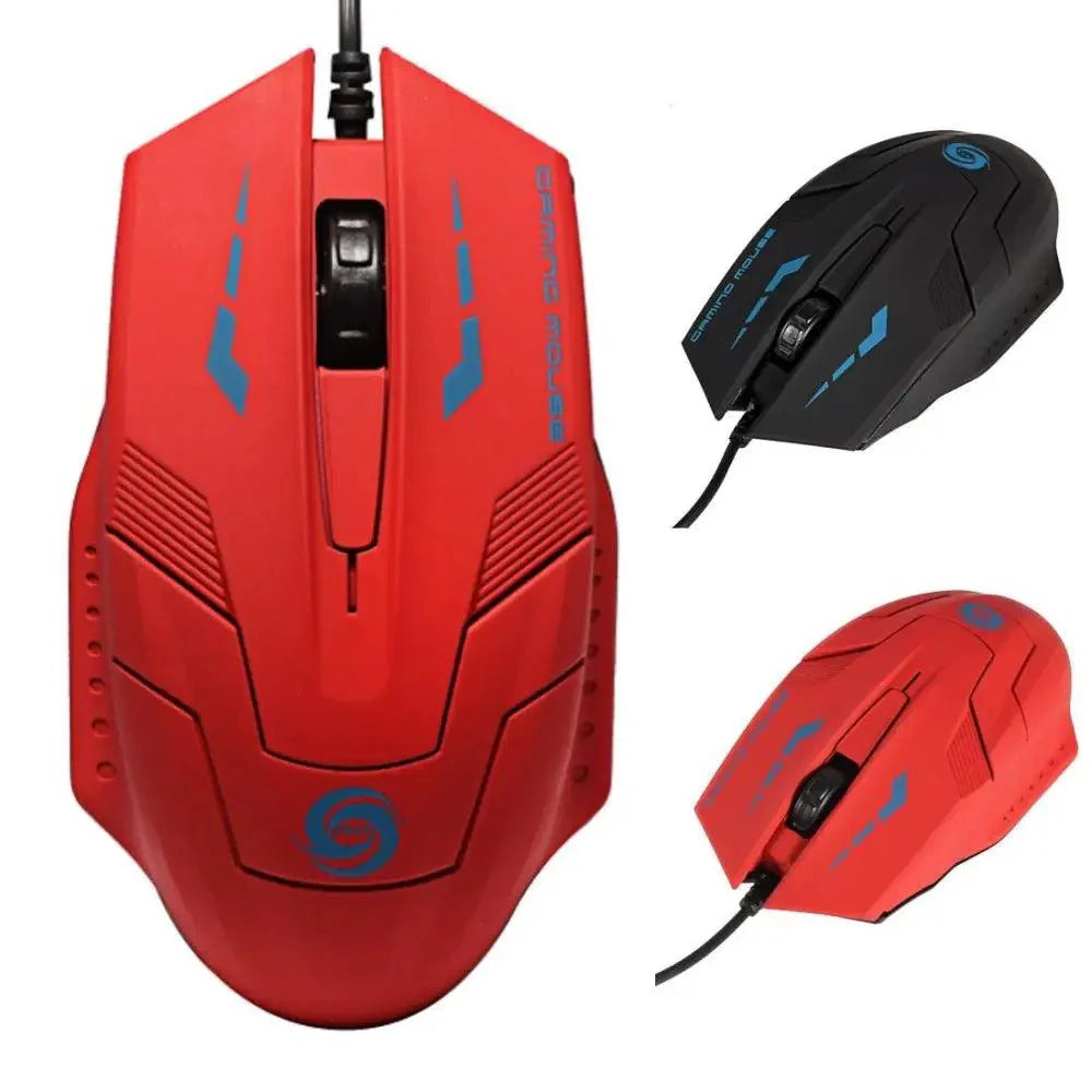 Stylish  3 Buttons Colorful Optical USB Wired Mouse  Wired Gaming Mouse with 2400DPI High Precision Mouse Buttons Stevvex