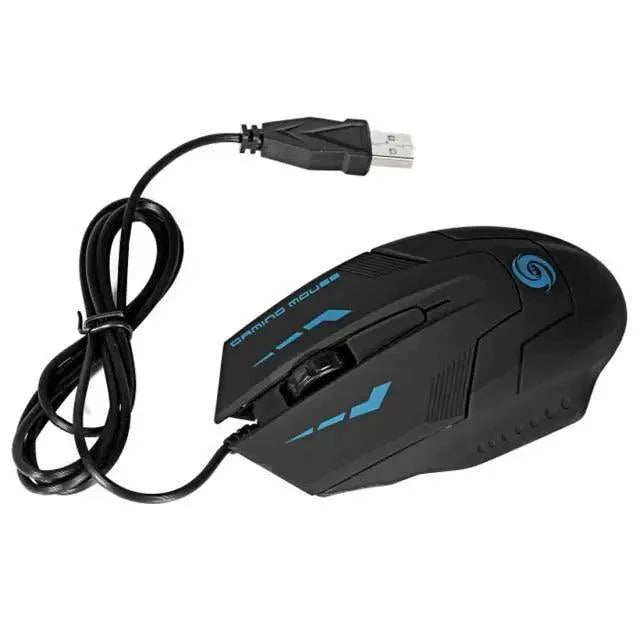 Stylish  3 Buttons Colorful Optical USB Wired Mouse  Wired Gaming Mouse with 2400DPI High Precision Mouse Buttons Stevvex