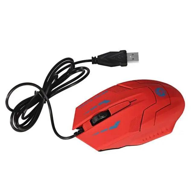 Stylish  3 Buttons Colorful Optical USB Wired Mouse  Wired Gaming Mouse with 2400DPI High Precision Mouse Buttons Stevvex