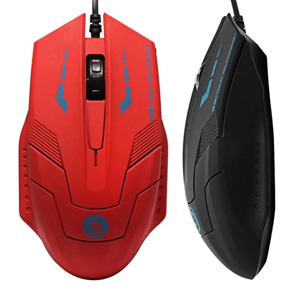 Stylish  3 Buttons Colorful Optical USB Wired Mouse  Wired Gaming Mouse with 2400DPI High Precision Mouse Buttons Stevvex