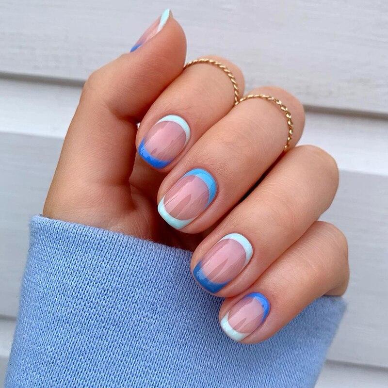 Stylish Blue Womens Nail Gel Polish Permanent UV Gel Popular High Quality Colorful Nail Polish Gel For Girls Stevvex