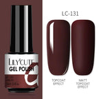 Stylish Blue Womens Nail Gel Polish Permanent UV Gel Popular High Quality Colorful Nail Polish Gel For Girls Stevvex