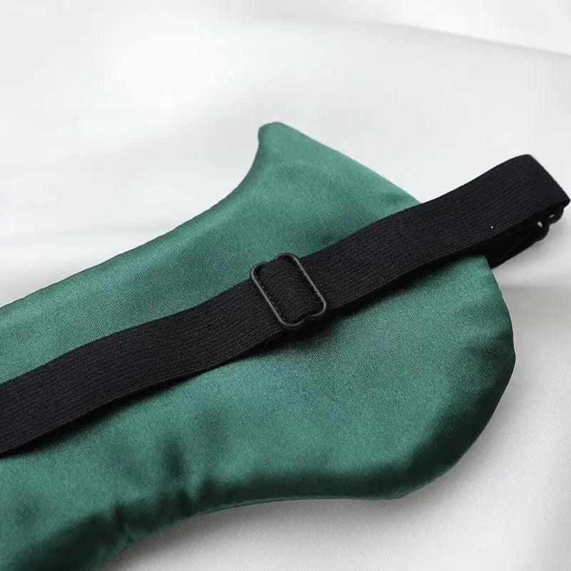 Stylish Cat Eye And Ear Design Pure Silk Double-side Shading Eyeshade Sleeping Eye Mask Blindfolds Eyeshade Health Sleep Shield Light Stevvex