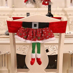 Stylish Chair Covers Christmas Santa Claus Chair Back Cover Christmas Dining Dinner Table Decoration New Year Party Supplies Dining Table Decoration for Home New Year Party Stevvex