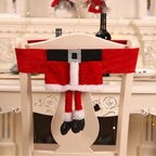 Stylish Chair Covers Christmas Santa Claus Chair Back Cover Christmas Dining Dinner Table Decoration New Year Party Supplies Dining Table Decoration for Home New Year Party Stevvex