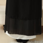 Stylish Chiffon Muslim Set Abaya (MOA008) - SJB-DIAMOND ELITES