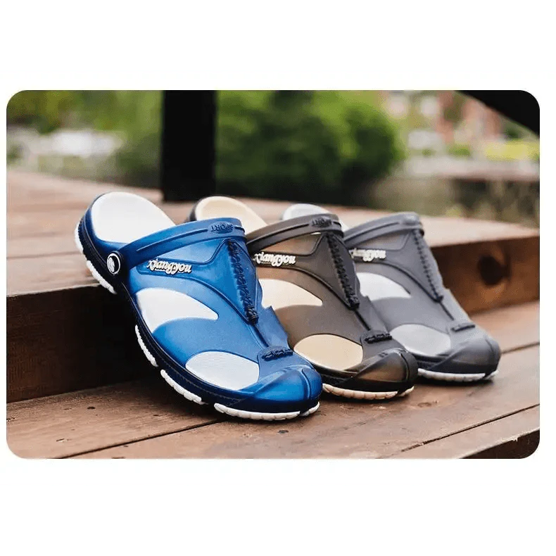 Stylish Closed Toe Sandals Unique Strap Outdoor Fisherman Sandals Retro Beach Summer Breathable Casual Sandals For Men Stevvex