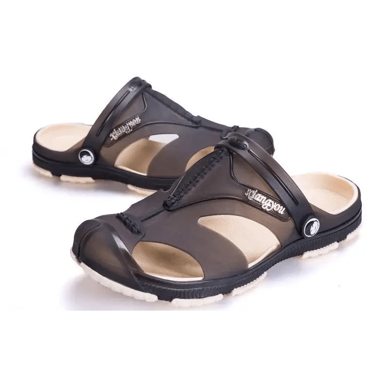 Stylish Closed Toe Sandals Unique Strap Outdoor Fisherman Sandals Retro Beach Summer Breathable Casual Sandals For Men Stevvex