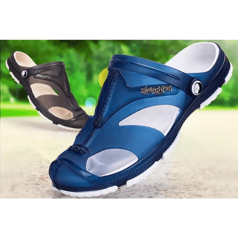 Stylish Closed Toe Sandals Unique Strap Outdoor Fisherman Sandals Retro Beach Summer Breathable Casual Sandals For Men Stevvex