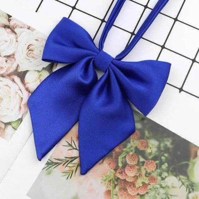 Stylish Colorful Women‘s Shirts Bowtie Ladies Girl School Wedding Party Bowtie For Women  Adjustable Pre-tied Solid Color Handmade Bowties for Women Stevvex