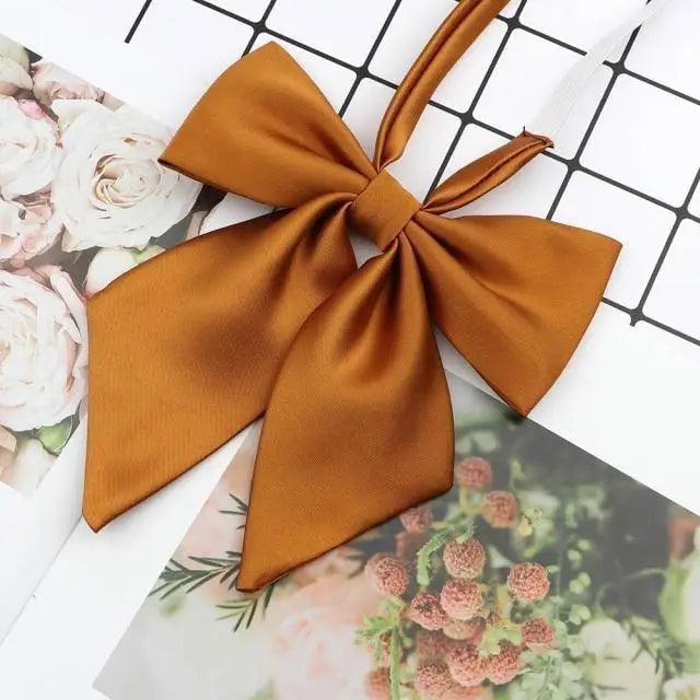 Stylish Colorful Women‘s Shirts Bowtie Ladies Girl School Wedding Party Bowtie For Women  Adjustable Pre-tied Solid Color Handmade Bowties for Women Stevvex