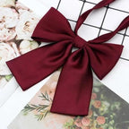 Stylish Colorful Women‘s Shirts Bowtie Ladies Girl School Wedding Party Bowtie For Women  Adjustable Pre-tied Solid Color Handmade Bowties for Women Stevvex