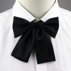 Stylish Colorful Women‘s Shirts Bowtie Ladies Girl School Wedding Party Bowtie For Women  Adjustable Pre-tied Solid Color Handmade Bowties for Women Stevvex
