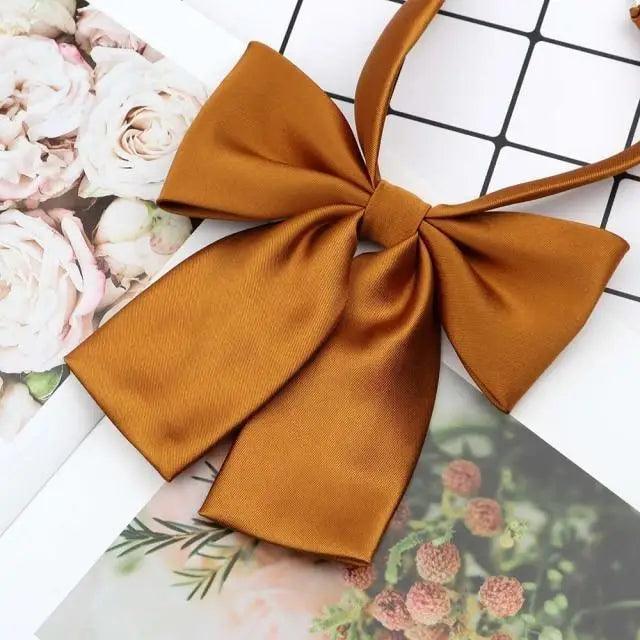 Stylish Colorful Women‘s Shirts Bowtie Ladies Girl School Wedding Party Bowtie For Women  Adjustable Pre-tied Solid Color Handmade Bowties for Women Stevvex