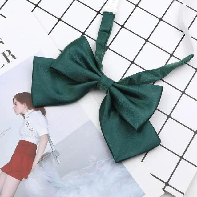 Stylish Colorful Women‘s Shirts Bowtie Ladies Girl School Wedding Party Bowtie For Women  Adjustable Pre-tied Solid Color Handmade Bowties for Women Stevvex