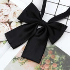 Stylish Colorful Women‘s Shirts Bowtie Ladies Girl School Wedding Party Bowtie For Women  Adjustable Pre-tied Solid Color Handmade Bowties for Women Stevvex