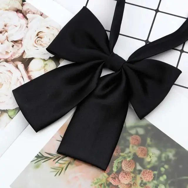 Stylish Colorful Women‘s Shirts Bowtie Ladies Girl School Wedding Party Bowtie For Women  Adjustable Pre-tied Solid Color Handmade Bowties for Women Stevvex
