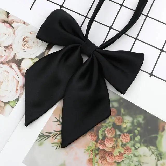 Stylish Colorful Women‘s Shirts Bowtie Ladies Girl School Wedding Party Bowtie For Women  Adjustable Pre-tied Solid Color Handmade Bowties for Women Stevvex