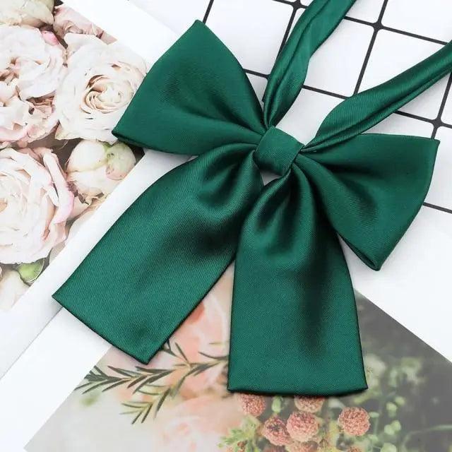 Stylish Colorful Women‘s Shirts Bowtie Ladies Girl School Wedding Party Bowtie For Women  Adjustable Pre-tied Solid Color Handmade Bowties for Women Stevvex